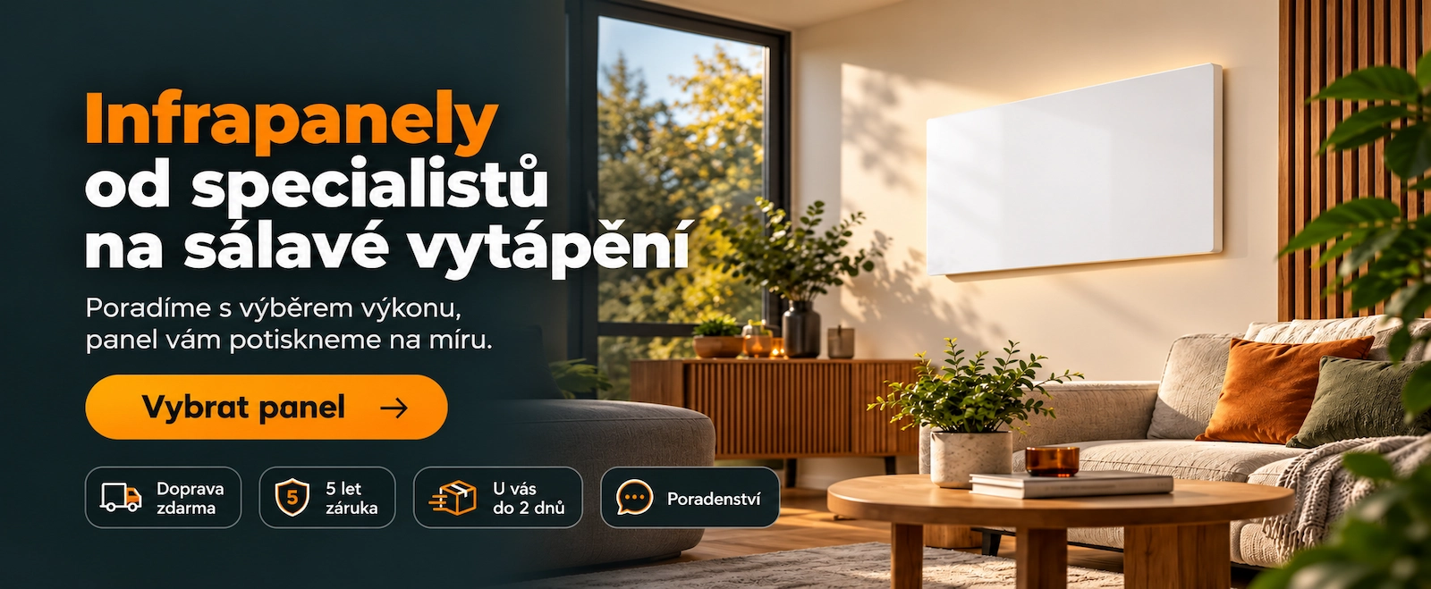 infrapanely od specialistů homepage banner